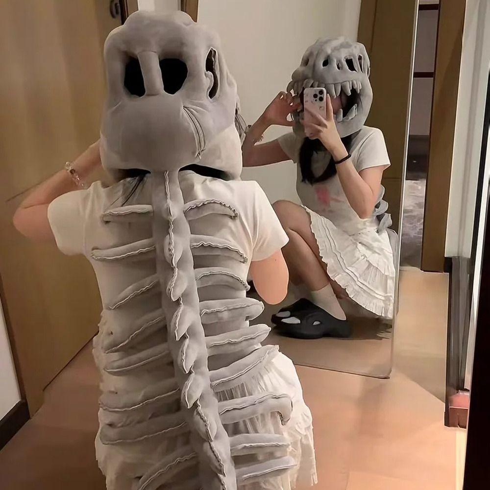 Nositelná maska kostry dinosaura Kostra dinosaura Cos Props Vánoční oslava