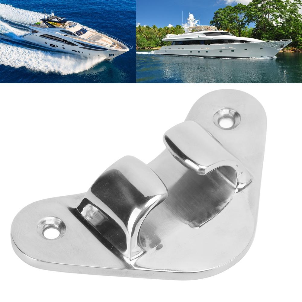 Corrosion Resistant Straight Bow Cleat Chock Finely Polished Boat Line Chock Dock Mooring