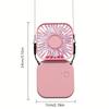 ABS Handheld Fan USB Cooling Fans New Folding Halter Fan  Girls