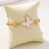 Personalized Versatile Patchwork Butterfly & Four-Leaf Clover Bracelet - Trendy Fashion Accessory