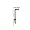 6pcs L-shape Right Angle Screw Hook 1/2''~2'' Self-tapping Screw In Hooks for Photo Frame Lamp Cabinet Curtain