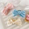 Big Ribbon Hair Clip Half Up Hair Pin Pink