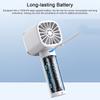 Portable Handheld Fan High-Speed Turbofan Rechargeable Electric Fan with Digital Display Support