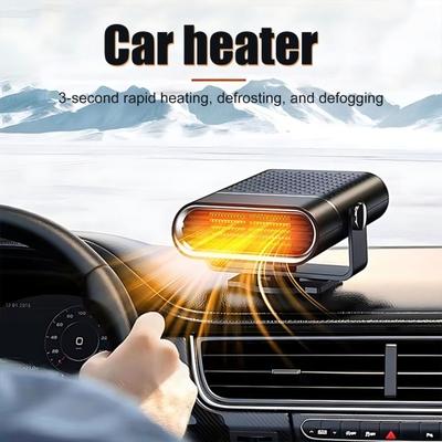 Electric Car Heater Fan 12V/24V 2-in-1 Car Heater And Fan Portable Windshield Defroster Fan for Truck SUV Car