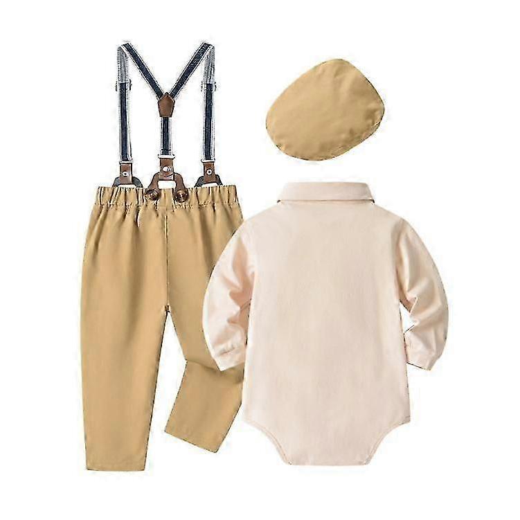 Baby Jungen Kleidung Neugeborenes Kleinkind Gentleman Outfit, Baby Jungen Anzug Kleidung Set