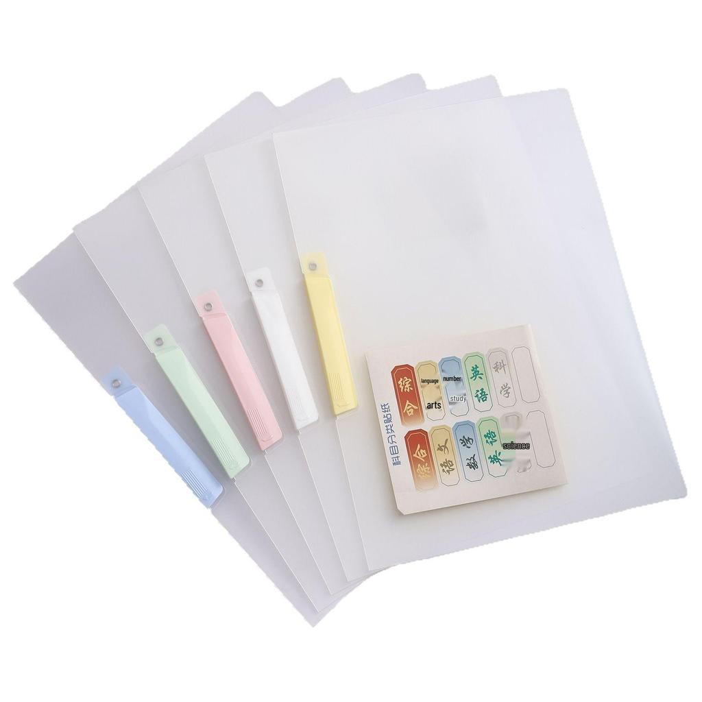 Nykomlingserbjudande: A4 Arkivmapp med spak och tjock transparent förvaringsficka för studenter