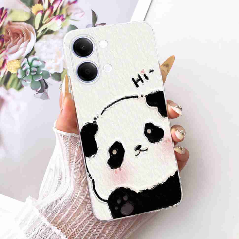 For vivo Y05 4G 6.74" Case Simple Cute Cartoon Cat Rabbit Silicone TPU Back Cover For Vivo y05 VIVO Y 05 4G Phone Cases Bumper