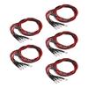 5 Sets 4 LED RC Car Light High Brightness Diameter 5mm White Red Light RC LED Lights Kits for Modified Headlights