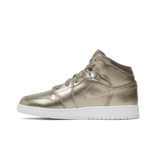 

Air Jordan 1 Mid SE GS Sepia Stone Retro Sneakers AV5174-200 EU 36.5 золотий
