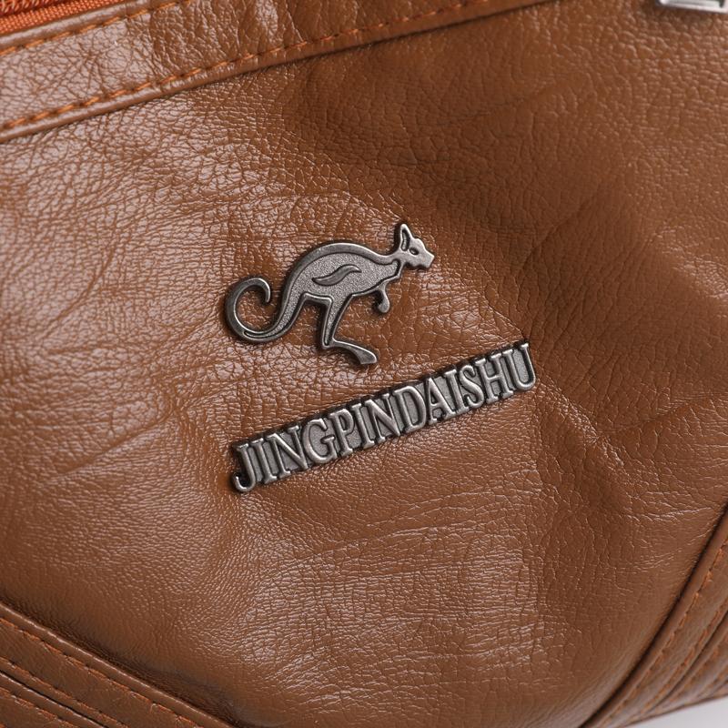 Multi-compartment Simple All-match Middle-aged and Elderly Mother's Large-capacity Casual Shoulder Crossbody Bag