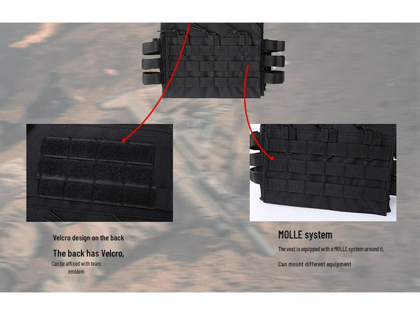 JPC Lightweight Tactical Vest - Multifunctional Outdoor Military Fan Gear