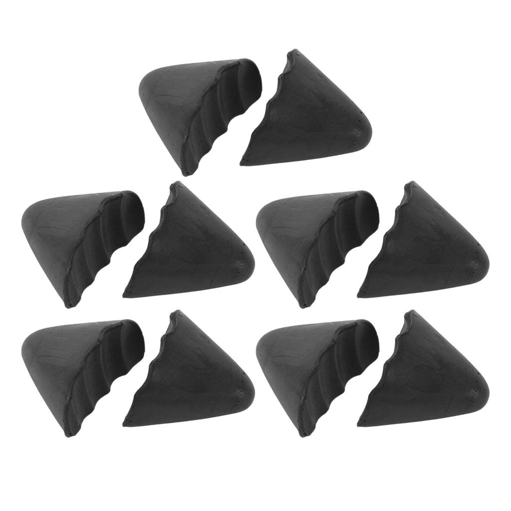 5 Pairs Pointed Shoe Filler Insert PU Foam Thick Soft Toe Cushion Fillers Half Size Shoe Filler For