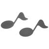 A84E-120 Pcs Music Notes Themed Cupcake Topper Paper Cake Inserts Card Wedding Cake Topper Decoration