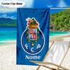 1PC Custom Name Beach Towel Porto Players Celebration Beach Towel, Suitable for Camping, Travel, Beach Accessories, Super Absorbent, Family Gift