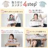 Edute Bibado Coverall Forest Friends feeding apron to support babies eating with their perfect for [Edutē] - Long-sleeved hands, weaning!