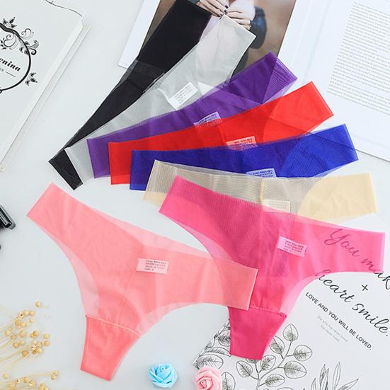 

Стильные облегающие сексуальные женские стринги в сетку с хорошей эластичностью для первой брачной ночи One Size