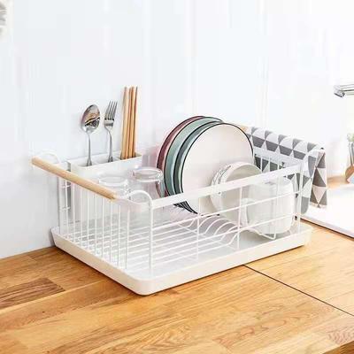 Kitchen Dish Drainer and Storage Rack