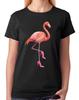 Flamingo In Heels Ladies T-Shirt Funny Fashion Animal Art Tee