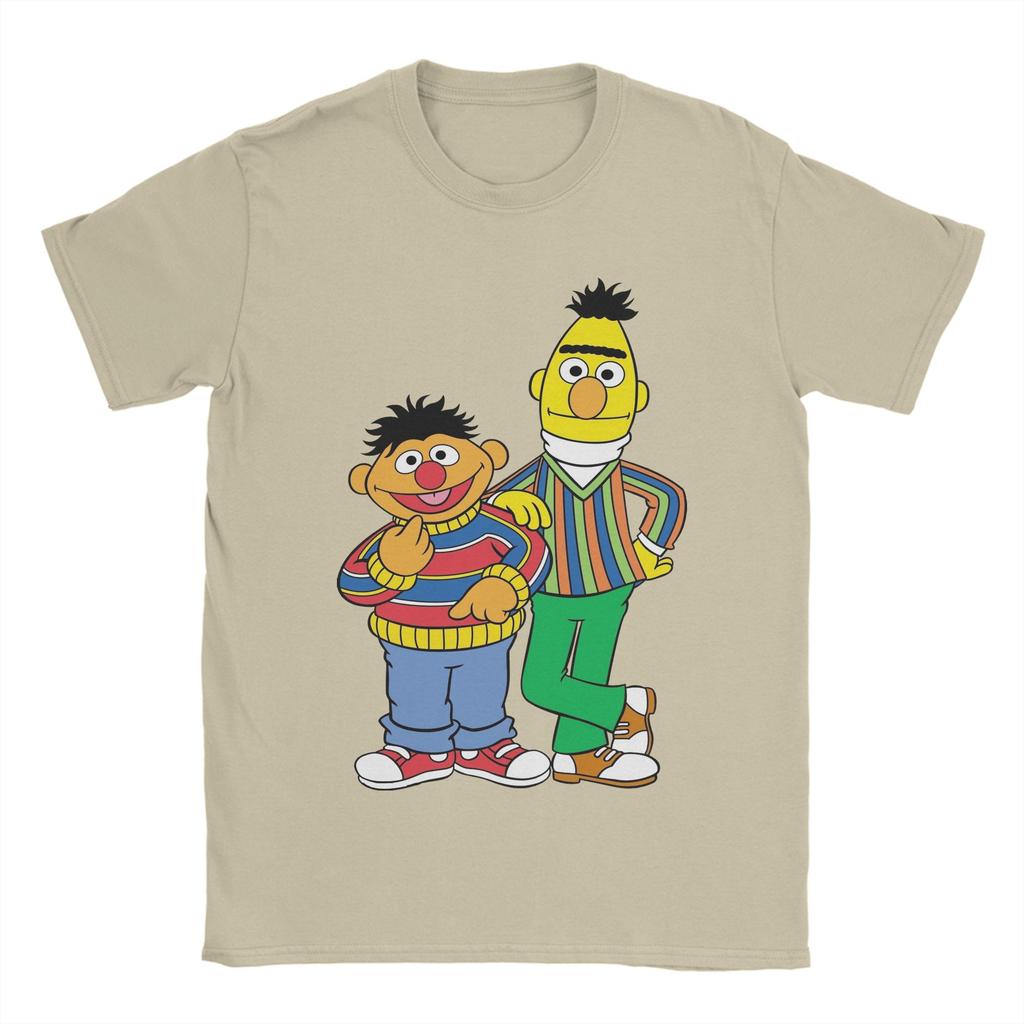 Sesames Streets Elmo T Shirt Unisex Womens Cotton Humor TShirts Round Collar Oscar Tees Short Sleeve Clothing 4XL 5XL