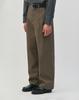 WORK ON BODY OFF Cle Wide Cotton Chino Pants [Olive]