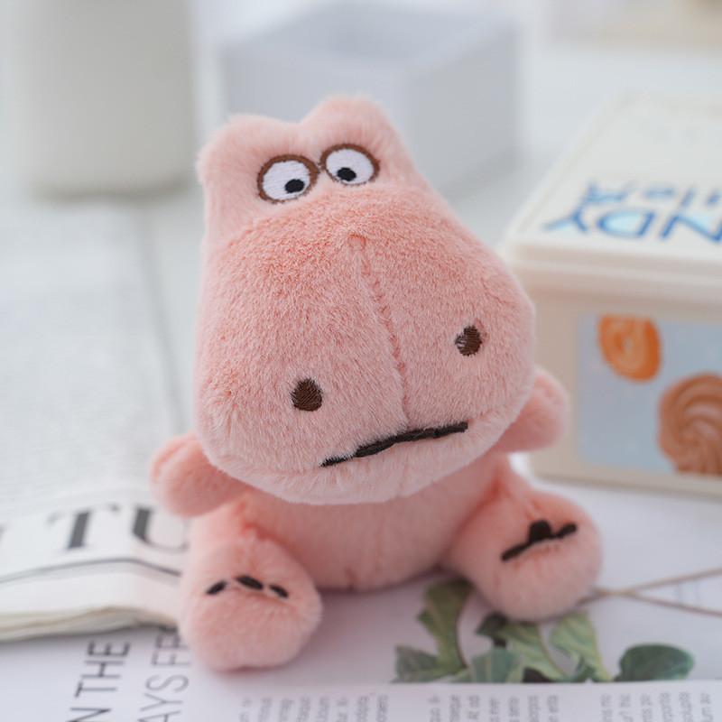 Adorable Plush Dinosaur Keychain Cute Cartoon Monster Soft Toy Key Holder Gift