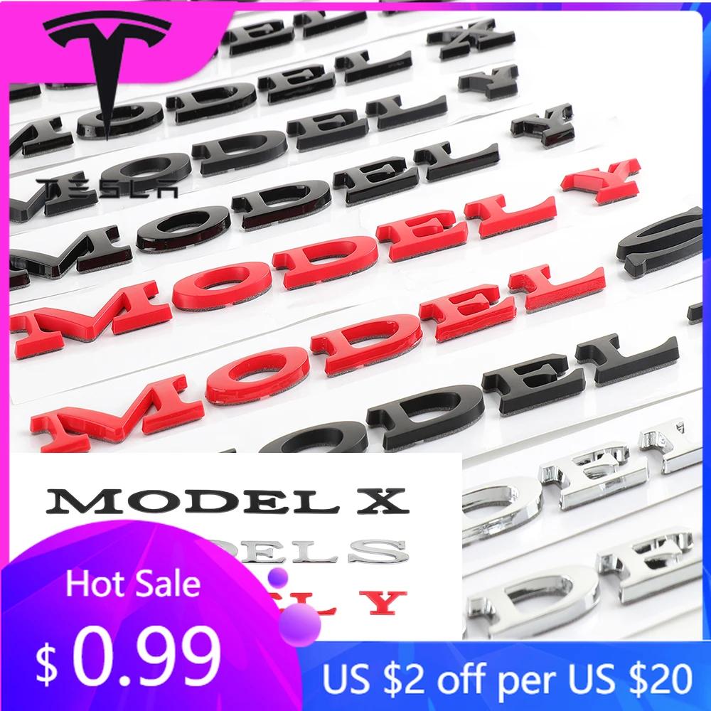 Car Sticker For Tesla Model 3 Y Juniper Highland 2020-2026 New 2025 Hot Auto Refit Decor ABS Car Tailgate Trunk Engine Cover Dec