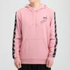 Puma Amplified Logo Print Hoodie Men Hoodies Pink 583518-14