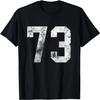 73 Tröja Cool Sliten Siffra Födelsedag Lyckosiffra T-Shirt T-Shirt