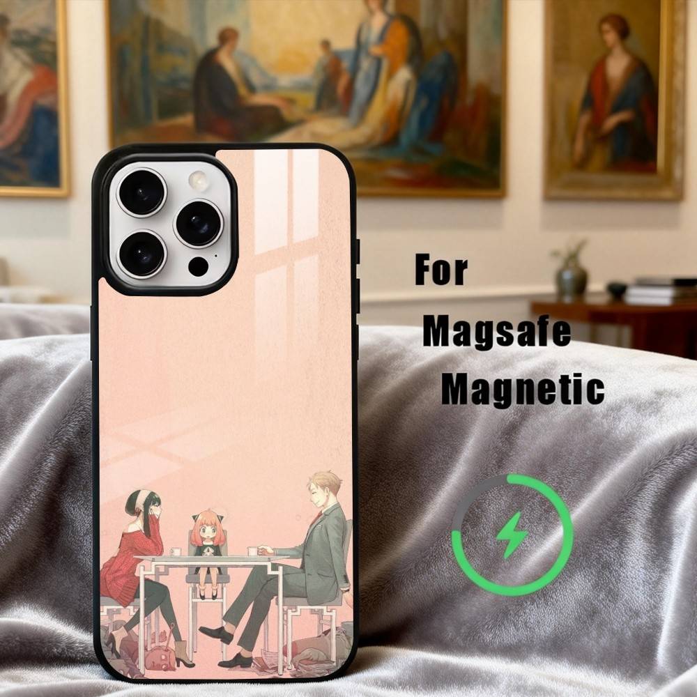 S-Spy X F-Family-Y A-Anime  Phone Case For iPhone 17,16,15,14,13,12,Plus,Pro,Max for Magsafe Magnetic Wireless Charging