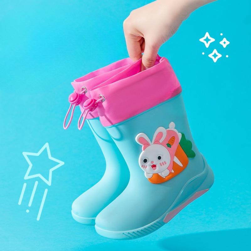 Children's Shoes, Rain Boots, Anti-slip Soft Soles, Boys' Girls' Baby and Toddler Shoes