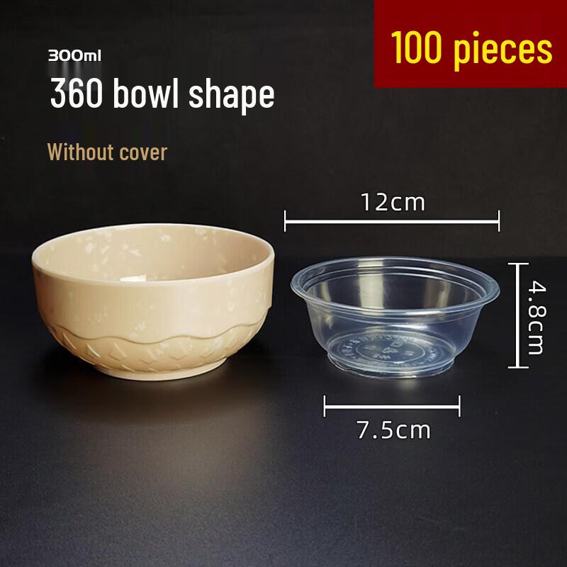Disposable Round Plastic Bowls
