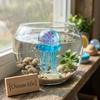 NeeDoh Realistic Jellyfish Jelly Squeeze Sensory Toy for Stress Relief and Anxiety Relief. Suitable for children and adults. Blue.