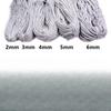 5M Braided Twisted Wire Rope DIY Accessories Gold/Silver Color 2/3/4/5/6mm for Gift Boxes Hand-Held Cords
