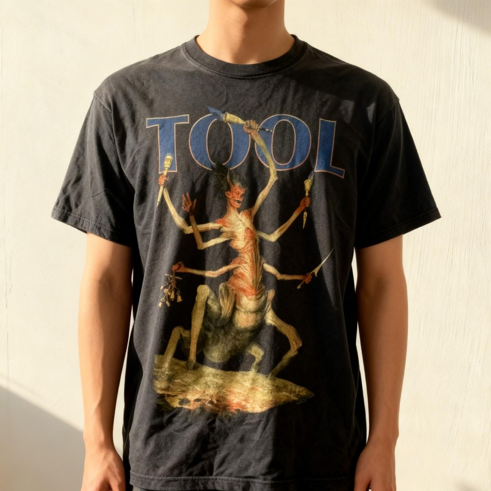 Tool band 90s ALbums Design black T shirt reprint Men Women M