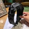New Fashion DIY Multiple knots Hairbands For Women Ladies High-end Hair Band Wide Side Winter Hair Accessories