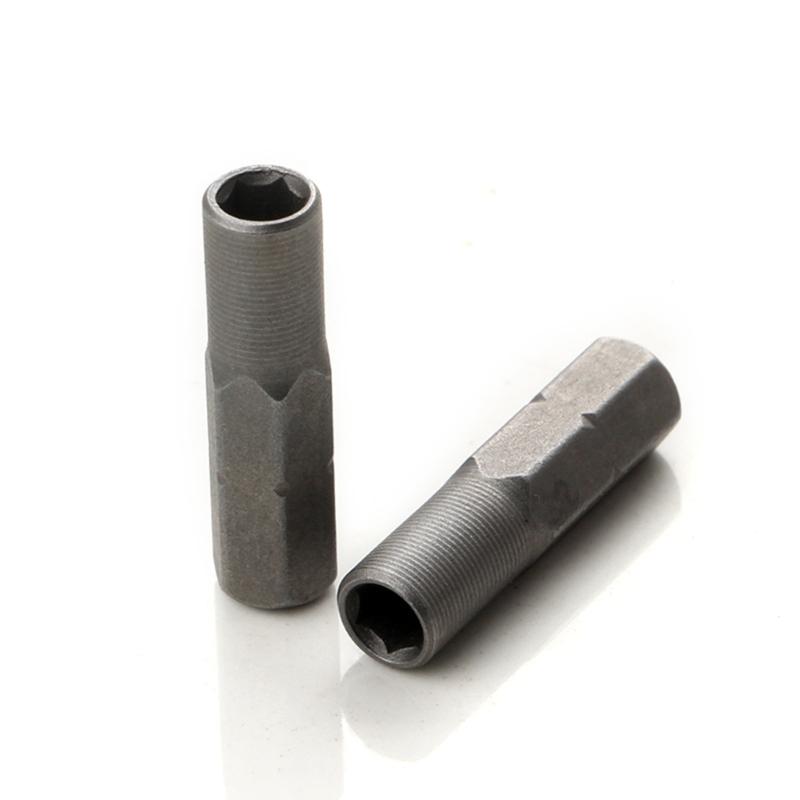 2Pcs Hex Shank Magnetic Converter for 6.35mm 1/4Inch Screwdriver Insert Bit Adapter To 4mm Bit Shape Socket Holder Tool