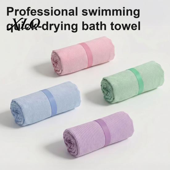 Foldable Outdoor Sports Towel Quick Dry Microfiber Beach Towel, Lightweight Sand Free Swim for Adults, Portable Essentials Absorbent Travel