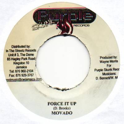 

7inch Record MAVADO - Force It Up none Purple Skunk Re Jamaica Reggae, Ska & Dub Used