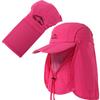 Spring and summer outdoor hat, full protection, sun protection, face shading, big eaves, devil hat, mosquito-proof hat.