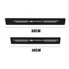 4pcs/set Carbon Fiber Leather Car Door Sill Scuff Plate Decor Carbon Fiber Stickers For Chevrolet Trax Malibu SS Equinox Impala