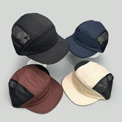 Japanese Personalized Tooling Flat-Brimmed Baseball Cap For Men And Women Quick-Drying Breathable Mesh Outdoor Cap