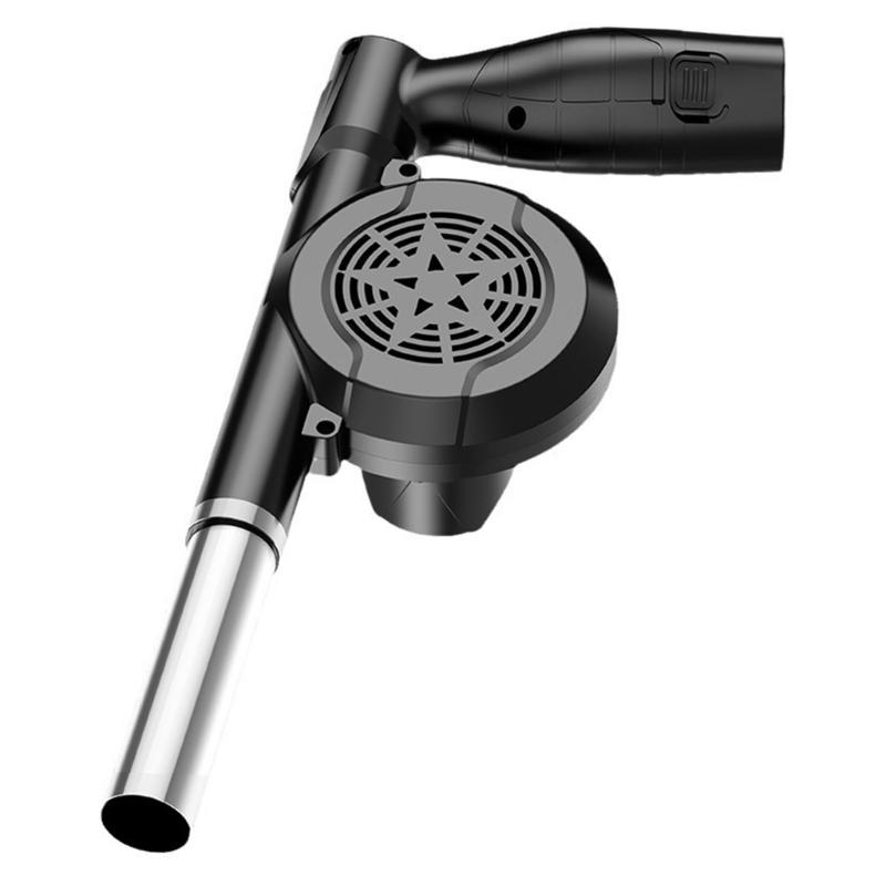 5 Speed Handheld Air Blower 12V Lithium Powered Rechargeable Design For Barbecue Fire Starting And Electronics Cleaning