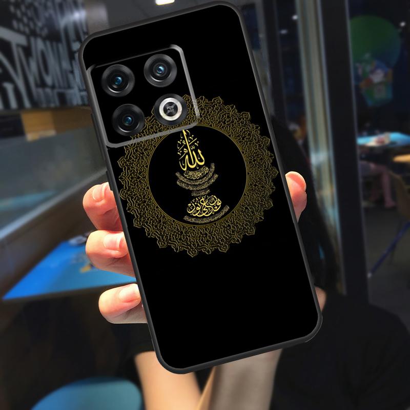 Luxury Muslim Surah Ikhlas Islamic Funda For OnePlus 10T 8T 9RT 12 13 13R 11 9 10 Pro OnePlus Nord 4 CE 2 3 Lite N20 N30 Case