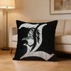 Classic Anime DDeath Note Pillow Case for Sofa Living Room Home Office Decor Protective Cover