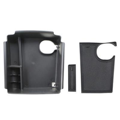 Para Kia Niro 2019 2020 2025 LHD Caja Reposabrazos Bandeja de Almacenamiento Placa Organizador de Consola Soporte Contenedor Accesorios Interiores