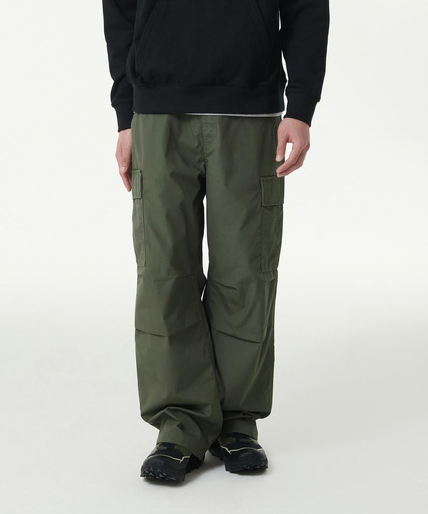 Musinsa Standard Ripstop Parachute Cargo Pants [Sage Green]