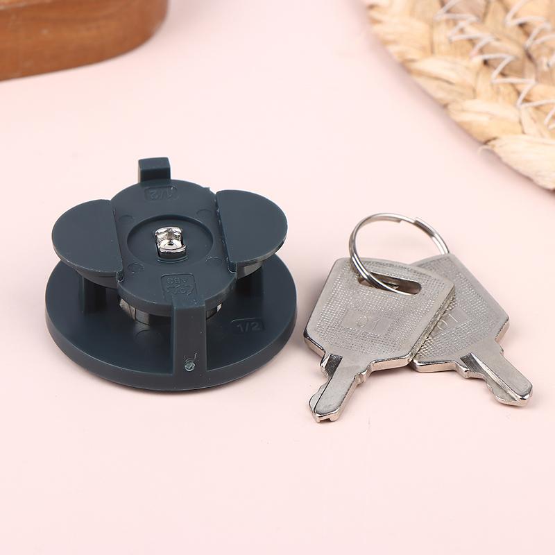 Socket Lock With Key Lockable Power Anti-Theft Lock Child For Protection Zinc Alloy Socket Lock Household Safety Lock