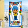 Pocoyo Personalized Text Beach Towel High Absorbency Quick-Dry