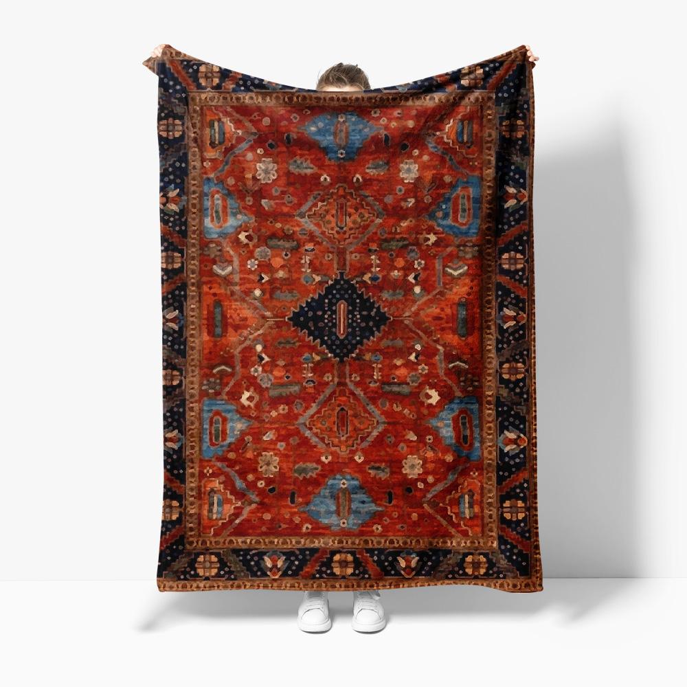 Vintage Turkish Kilim Rug Traditional Persian Area Rug Handmade Wool Carpet Decor 130x180cm 75x90cm