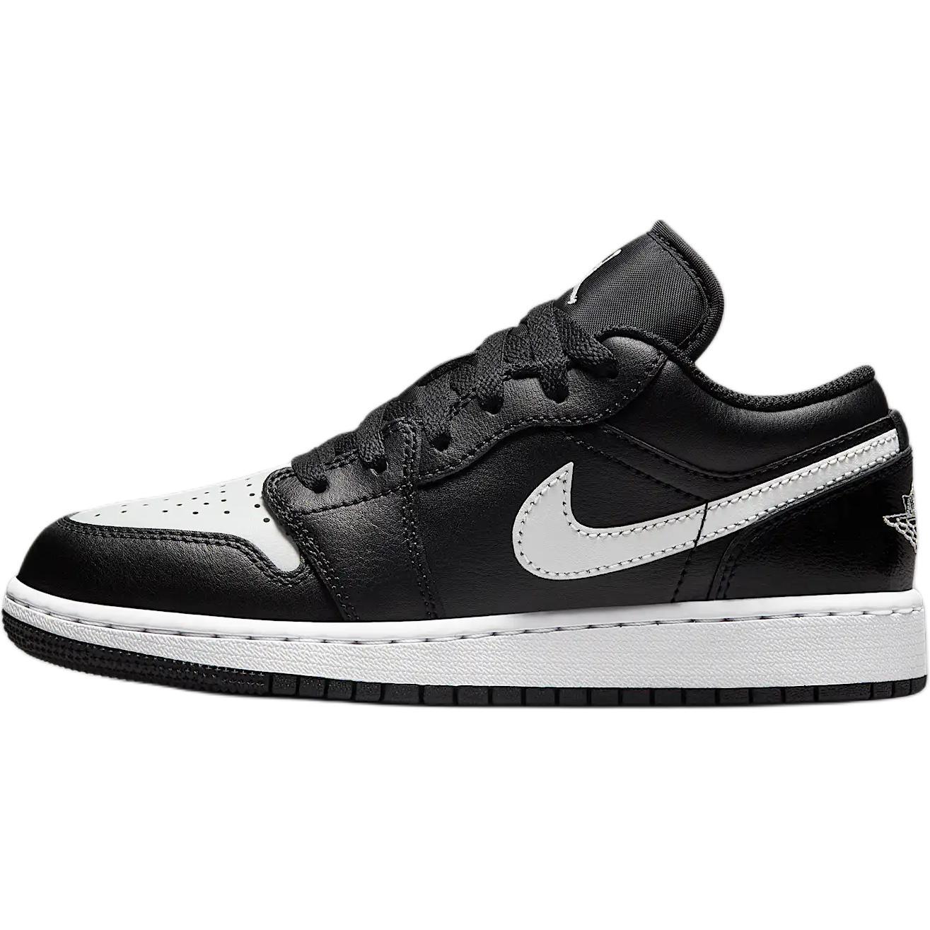 (GS) Air Jordan 1 Low  Black Summit White  Kids  553560-043 EU 39
